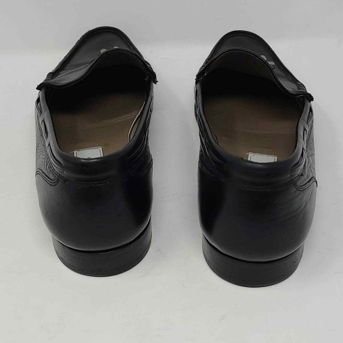 Men\'s Bally\'s Black Leather Tassel Loafers Size 9D Bally Mens Tassel Leather Loafers Black Size 9M | eBay main image 2