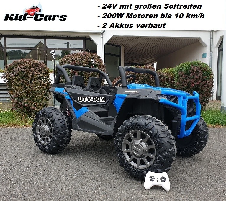 Kinderauto Buggy Jeep doppelsitzer utv elektroauto monstertruck blaze kinderquad