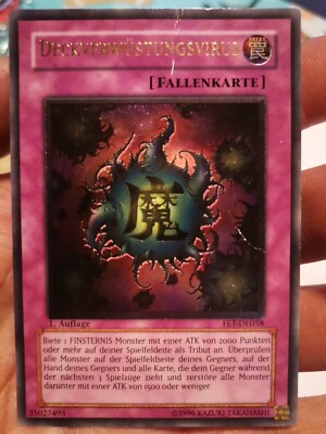 Yugioh Deck Devastation Virus FET-058 First Edition Ultimate Rare
