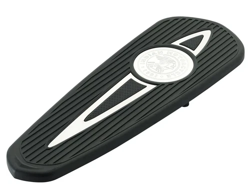 Indian Motorcycle Polished Headdress Rider Floorboard Pads for 2022 Super Chief