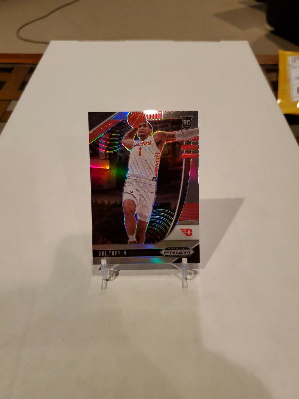 2020 Prizm Draft Picks Obi Toppin Silver Prizm #7 RC