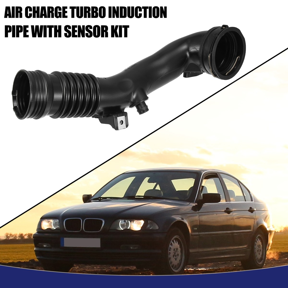 13717609811 Air Charge Turbo Induction Pipe Sensor Kit Suit for 