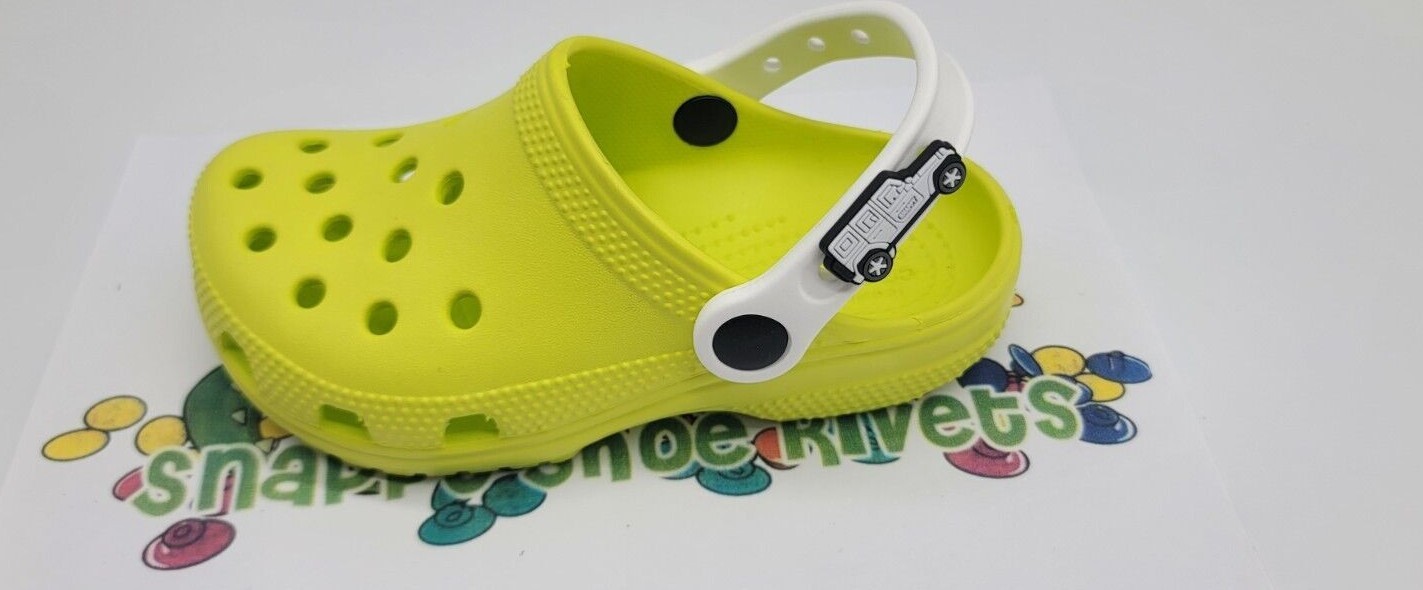 Kid Size replacement straps for croc  With charm holder