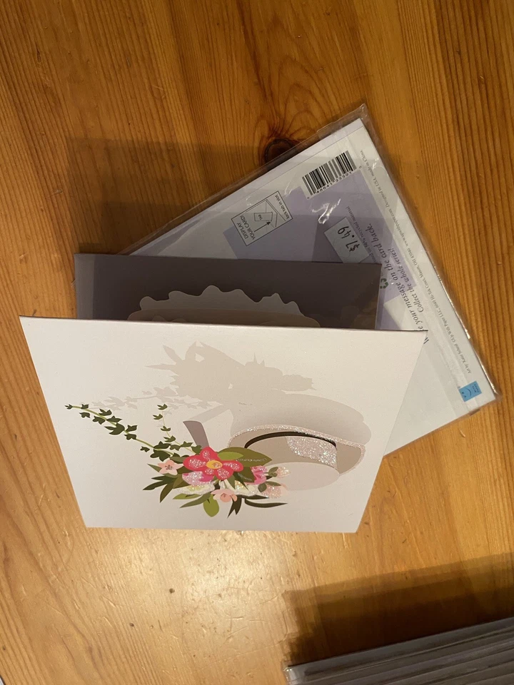 Lot Of 10 Wedding Greeting Cards 3-D Pop-up + Envelope Truck - Image 4 of 4