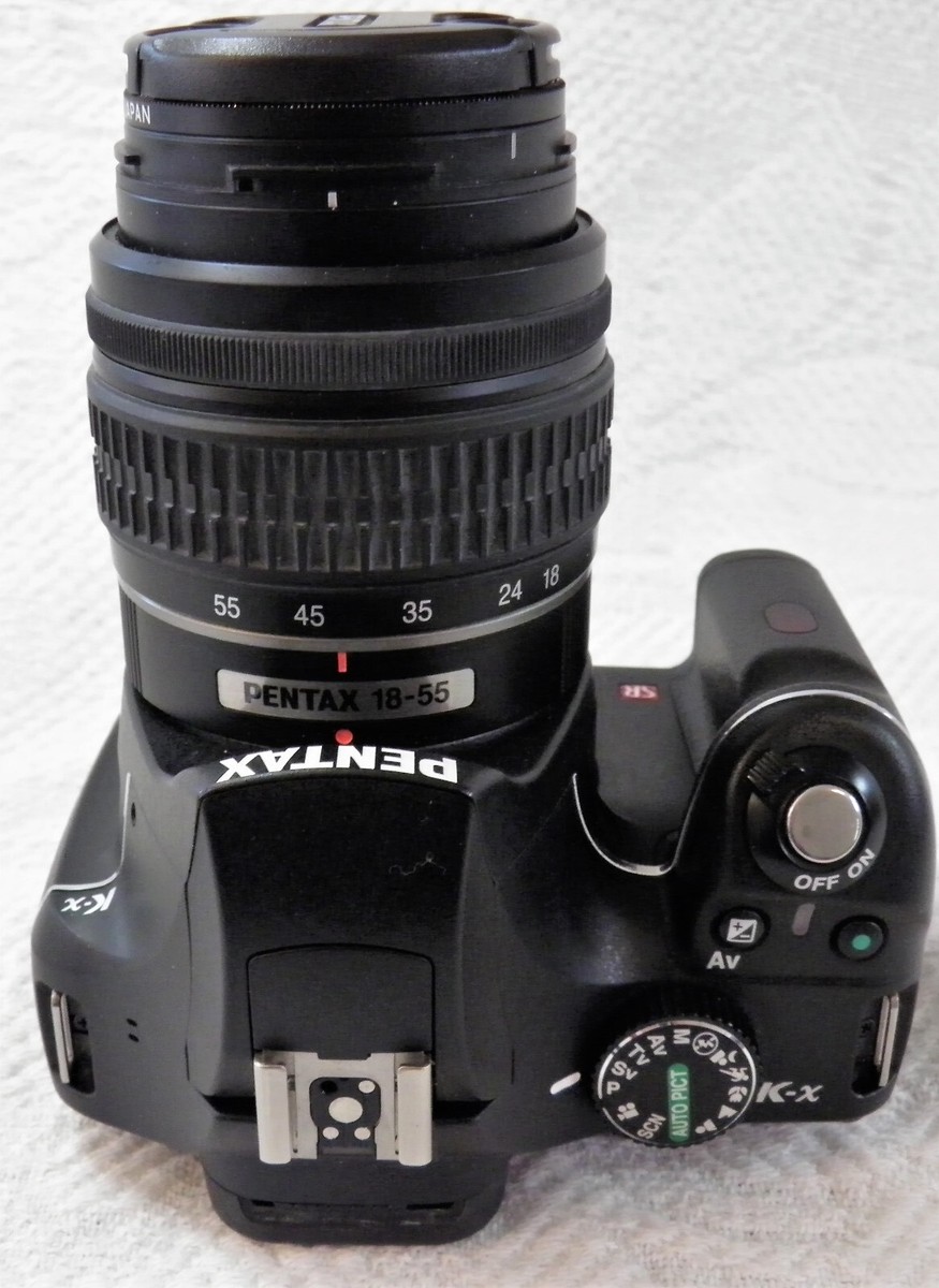 Pentax K-x Digital SLR with 2.7-inch LCD and 18-55mm f/3.5-5.6 AL