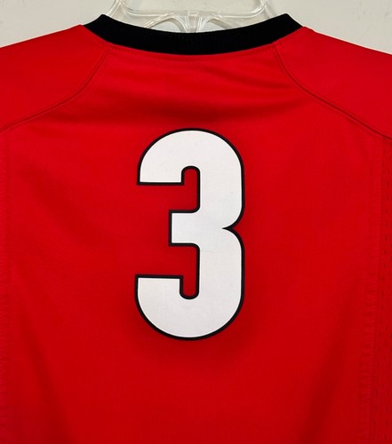 Camiseta de fútbol Nike Georgia Bulldogs niños talla 7 #3 UGA niños pequeños camisa roja - Imagen 9 de 9