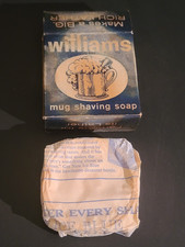 RARE BLUE BOX Williams Mug Shaving Soap NEW IN ORIGINAL WRAPPER