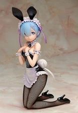 FREEing Re:Zero Rem Bunny Ver 1/4 Scale PVC Figure Authentic Japan