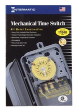 Intermatic T104RD89 208V Gray Indoor and Outdoor Mechanical Timer Switch