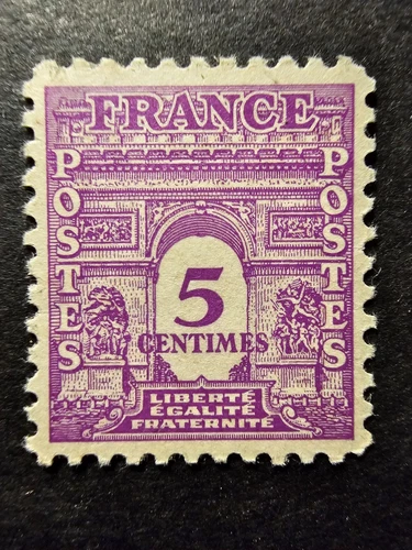 Stamp France Arc De Triomphe De L'Étoile No. 620 New ** MNH 1944