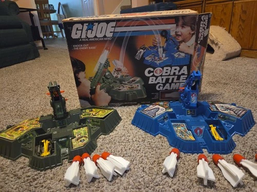 1982 GI JOE Cobra Battle Game with Original Box - Incomplete