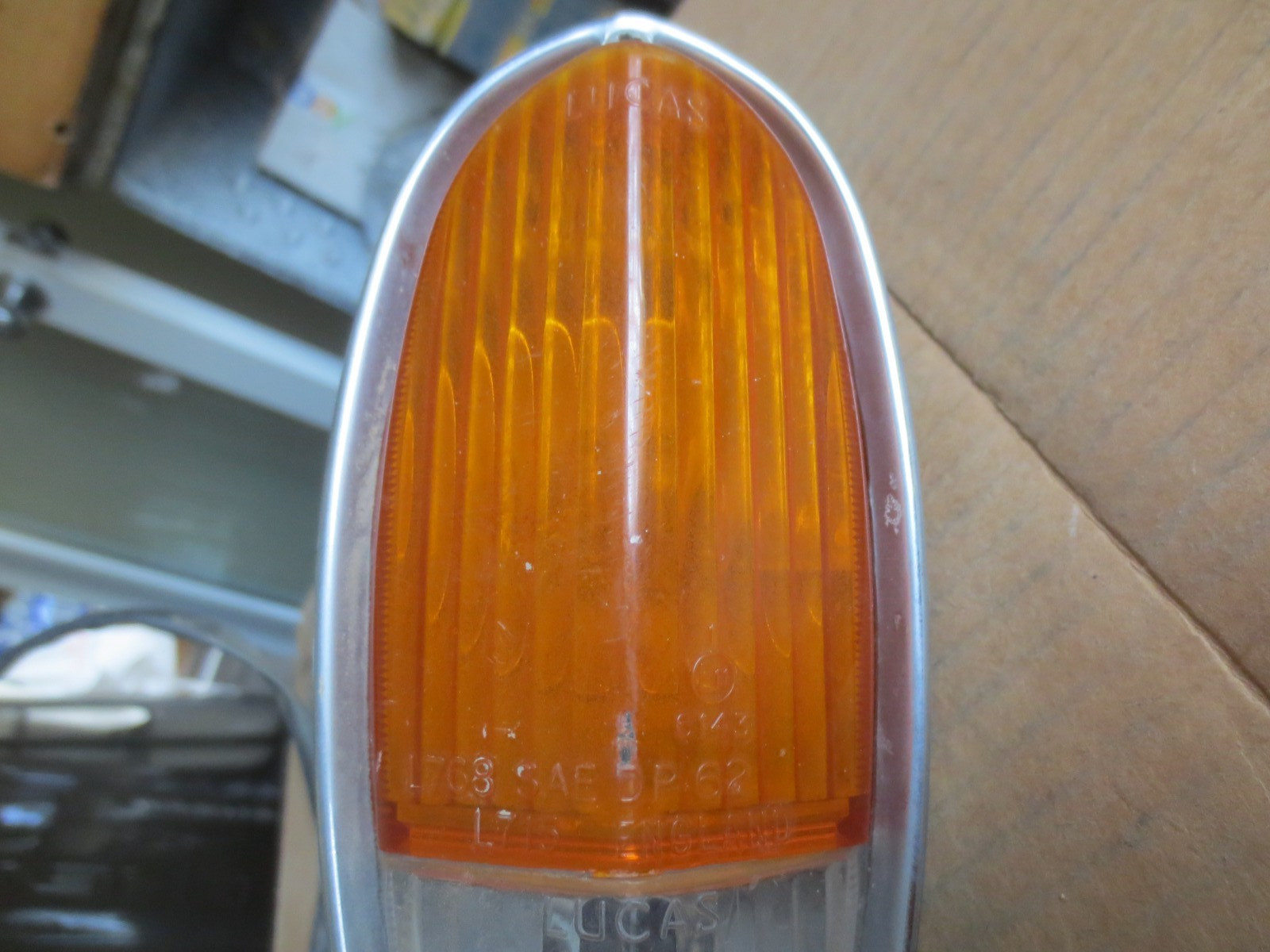 1967 67 Rolls Royce Front Turn Signal Light Lens Blinker Marker OEM USED