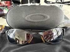 Oakley Wiretap 1.0 Black Metal Frame Grey Lens Gen 1 2002 Wire Used RARE