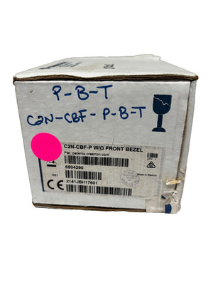 Crestron C2N-CBF-P-B-T, Cameo Keypad, Flush Mount, Black Textured - New Open Box