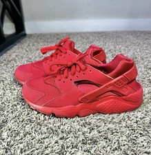Nike Air Huarache Youth Size 7Y / 8.5W Triple Red 2018 Retro Shoes Sneakers