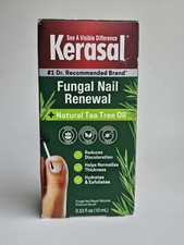 New Kerasal Nail Renewal plus Tea Tree Oil Fungal Nail Repair Solution 0.33 floz