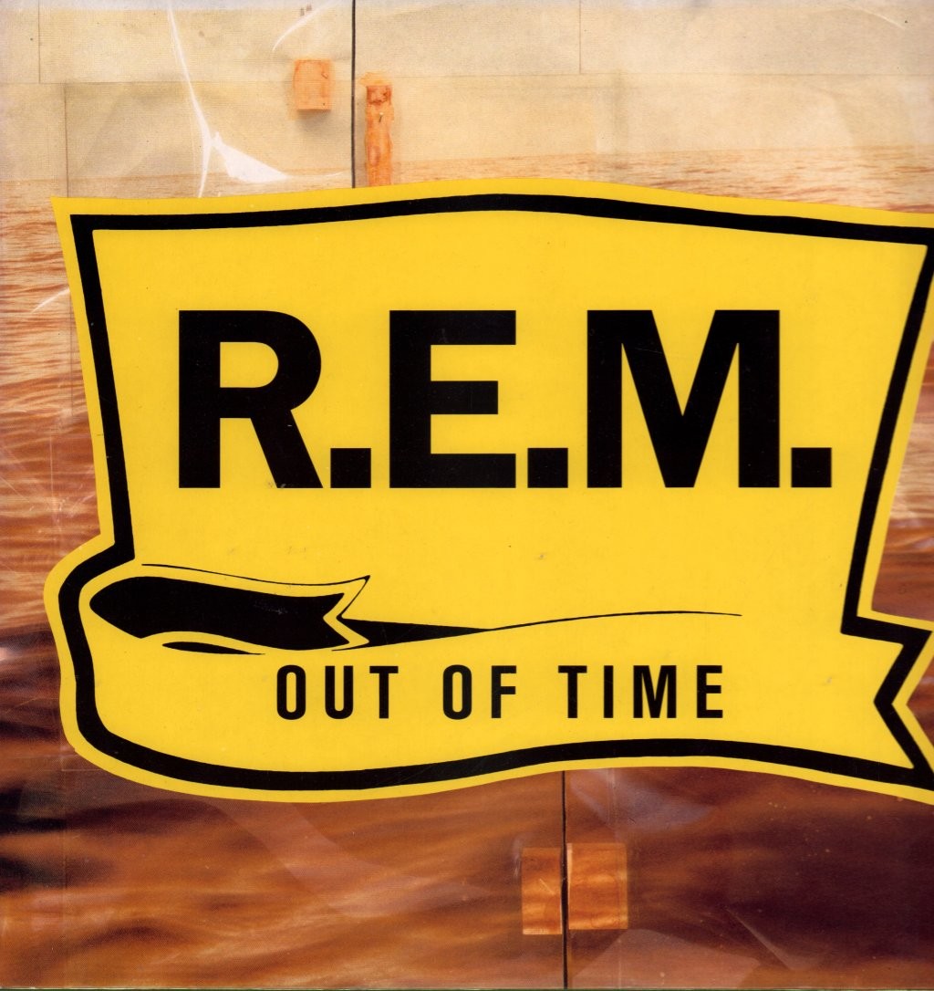 Rem Out of Time LP vinyl UK Issue Pressed In Germany Warner Bros 1991 with inner