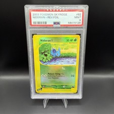 LOW POP 2003 Pokemon Skyridge - Nidoran Rev Foil #82 PSA 9 MINT on eBay
