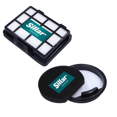 SILLAR Filterset für Bosch Serie 2 BGC BGS Staubsauger HEPA – 2 Filter