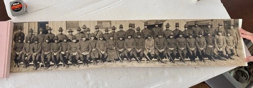 WW1 Fort Benjamin Harrison IN 1918 Panoramic Photo Military Collectible Original