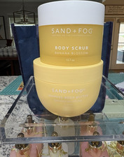 SAND+FOG Banana Blossom Body scrub/ cream set