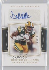 2019 Panini National Treasures Holo Gold 6/10 Dexter Williams #106 Auto 7m3