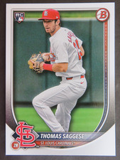 2025 Bowman - Rookie Card, Thomas Saggese RC #57...NM/M