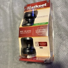Kwikset Hall & Closet Door Knob In Bronze 27086-001 NEW
