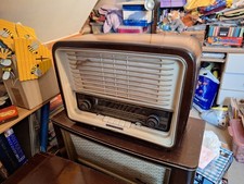 TELEFUNKEN GAVOTTE 7 Valve Radio Vintage Tube Wireless Antique + Schematics