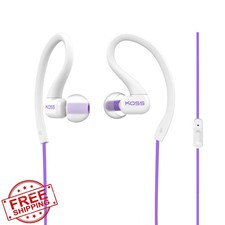 Koss KSC32i V Sport Clip Headphones Violet