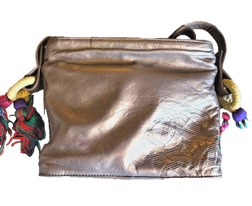 Authentic Loewe Flamenco Nappa Leather Crossbody Bag W/ COA Tassel Charm SPAIN