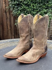Nocona Rare Collegiate Clemson University Cowboy Boots Womens 7 B Made In USA