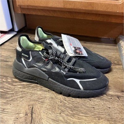 adidas 3M Nite Jogger Core Black Men s Low Top Reflective Lace-Up EE5884 Men 7.5