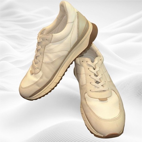 Madewell Kickoff Trainer Sneakers 10 Womens Cream Multi Leather