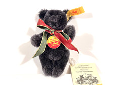 Historic Steiff Miniatures 4" Teddy Bear Mohair Vintage 650833 VG w TAGS