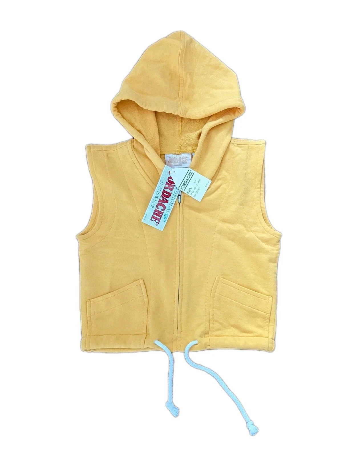 Jordache Jeanswear Yellow Sleeves Hoodie Size 4 Jordache Basic USA Inc. New