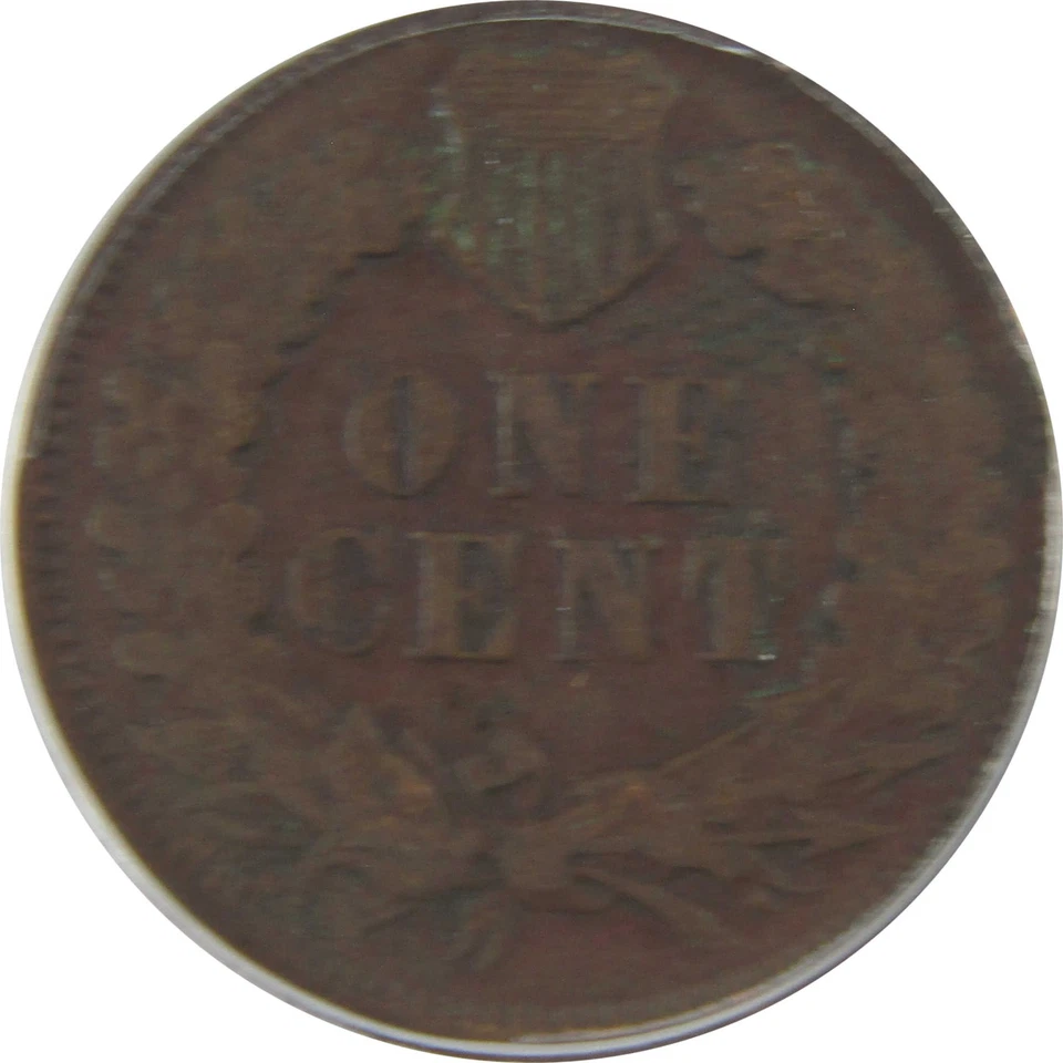 1878 Indian Head Cent VG 8 Details ANACS Penny 1c Coin SKU:I22276 - Image 4 of 4