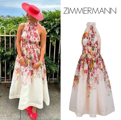 NEW $1,850 Zimmermann Wonderland Halter Silk Midi Floral Dress Elka Poppy AU1 S | eBay NEW $1,850 Zimmermann Wonderland Halter Silk Midi Floral Dress Elka Poppy AU1 S | eBay