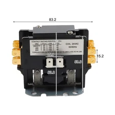Circuit Control Solutions with AC Contactors Rated at Maximum Voltage of 600VAC