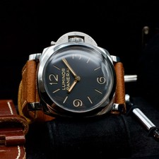 Panerai Luminor 1950 3 Days PAM00372 47mm Stainless Black Dial Box Papers 2013