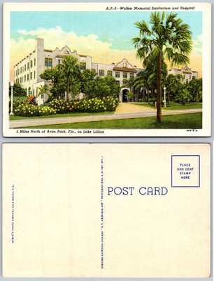 APJ Walker Memorial Sanitarium and Hospital Postcard