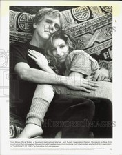 1991 Press Photo Actors Nick Nolte, Barbra Streisand in "The Prince of Tides"