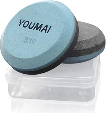 Axe Sharpening Stone,  180 and 320 Grit Hatchet Whetstone Multi-Purpose Blade Kn