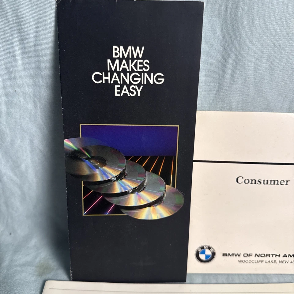 BMW 525i 525iT 535i M5 1990 manual del propietario E34 impresión original Foto 4 de 4