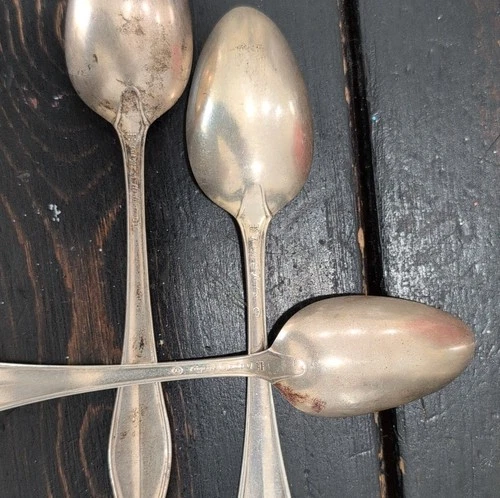 Gorham Antique Sterling Silver (.925) Spoons 1900-1940 Pat1912 Collectible US