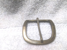 Dull Gold Tone Metal Replacement Belt Buckle Great Usable Shape