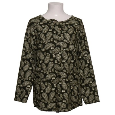 Esmira, Bluse, Größe: S/M, Grün/Weiß, Paisley, Damen #VFr