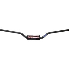 Renthal Fat Handlebar - 673 - Trials 100 Bou/Lampkin - Black 673-01-BK