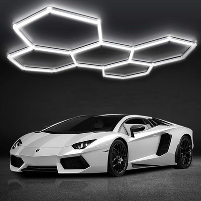 5x Hexagon Deckenleuchte für Garage, Werkstatt, Lager, keller, Fitnessstudio