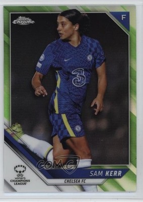 2021-22 Topps Chrome UEFA Women's Champions League 54/99 Sam Kerr #50 1o2